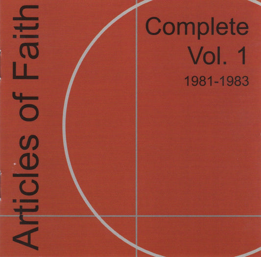 Articles of Faith - Complete Vol. 1 1981-1983 CD
