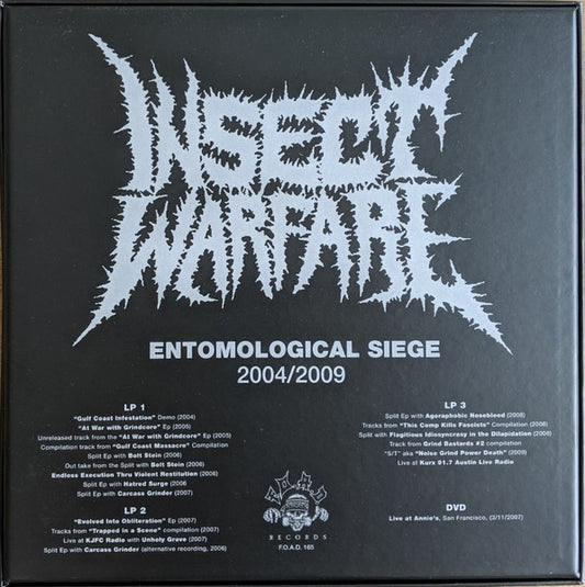 Insect Warfare ‎– Entomological Siege 2004/2009 3LP boxset